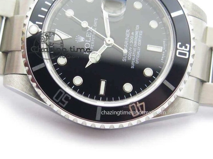 1227 Submariner 16610LN SS BP-Maker Best Edition Black Dial Black Bezel On SS Bracelet SA TimelessDesign 3816
